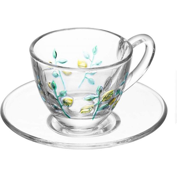 Xícara CHÁ Siciliano Crista 180ML 1 Conjunto