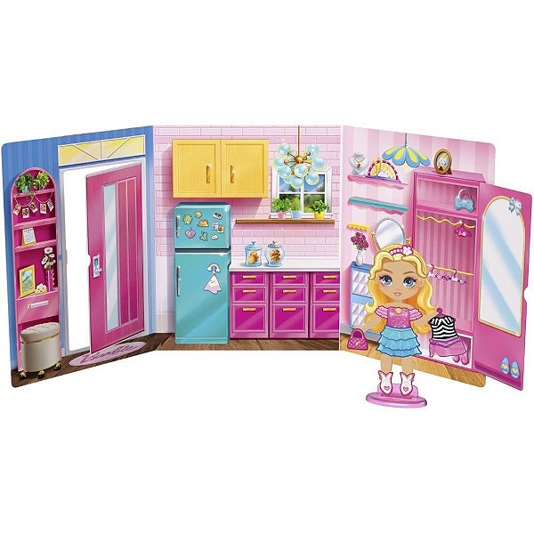 Barbie Stickee STYLE Cenário de Bonecas com ADES Sortidos