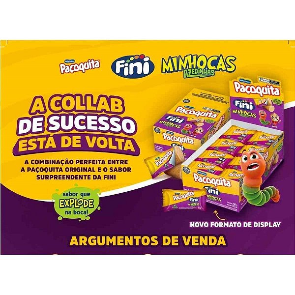 Doce Pacoquita Speculoos 120G Display com 08