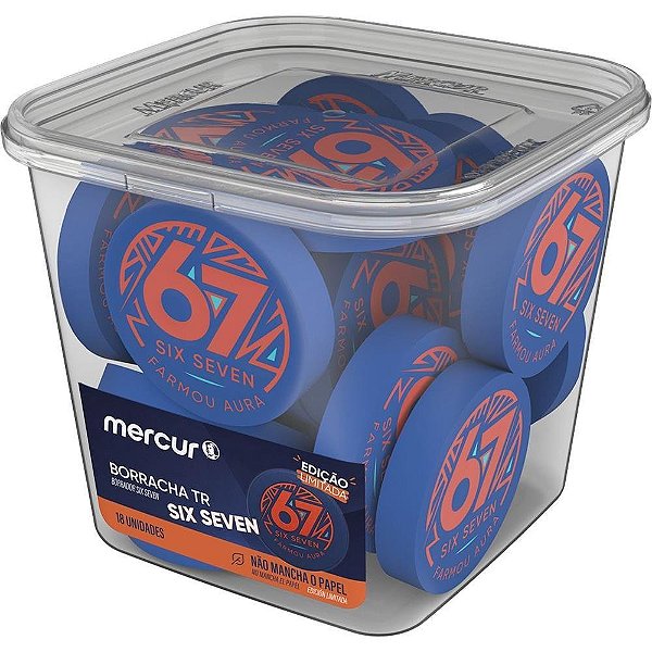 Borracha Colorida TR SIX Seven POTE-18