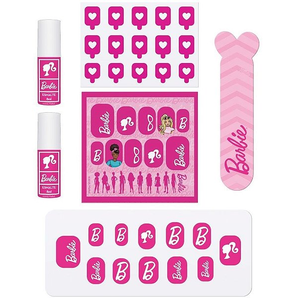 Maquiagem e Beleza Infantil Barbie Esmalteria Duo
