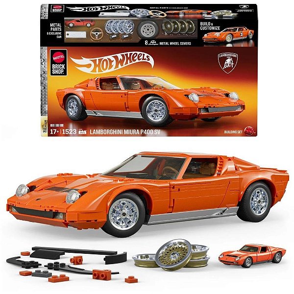 Hot Wheels BRICK SHOP Premium Lamborguini 1:12 1523P