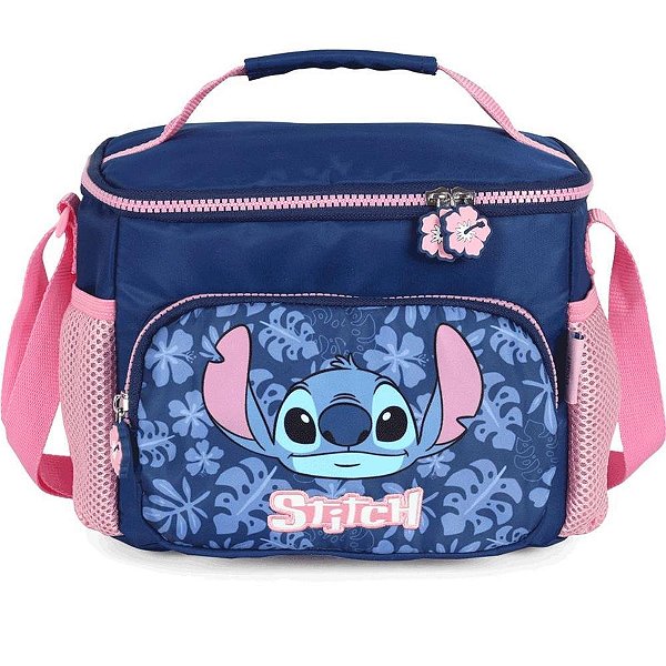 Lancheira Térmica STITCH MÃO/OMBRO Azul