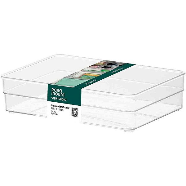 Organizador Diamond Cristal 22,5X15X5,2CM