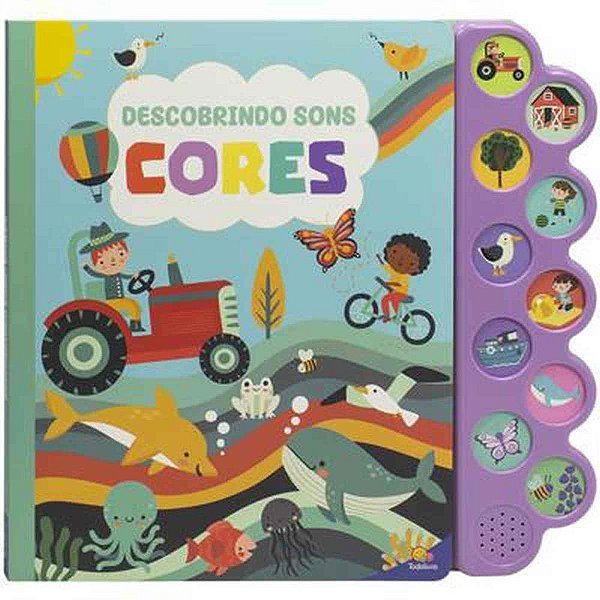 Livro Sonoro Cores 28,8X27,2CM 10 Páginas