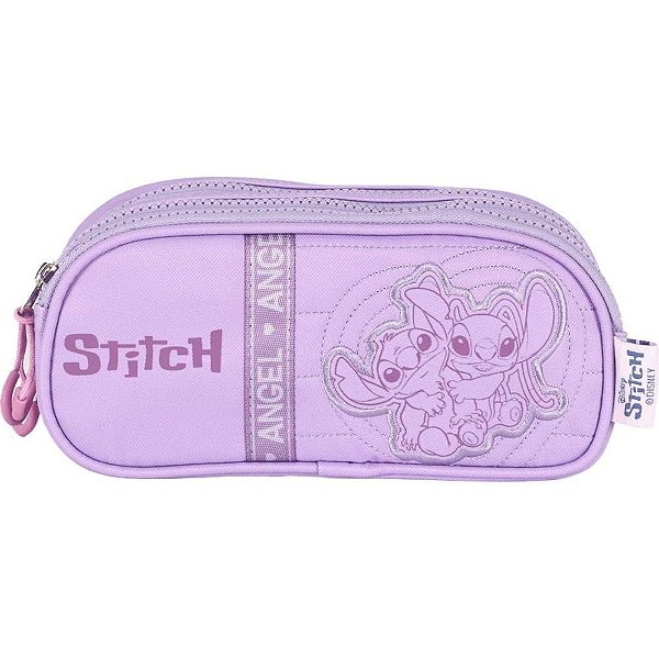 Estojo Triplo STITCH Violeta Tecido