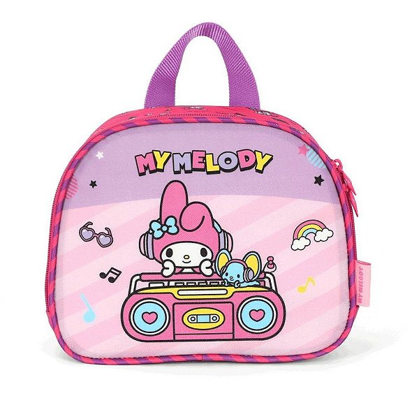 Lancheira Térmica MY Melody MÃO/COSTAS PINK