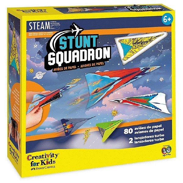 Brinquedo Criativo CFK STUNT Squadron Paper Avioe