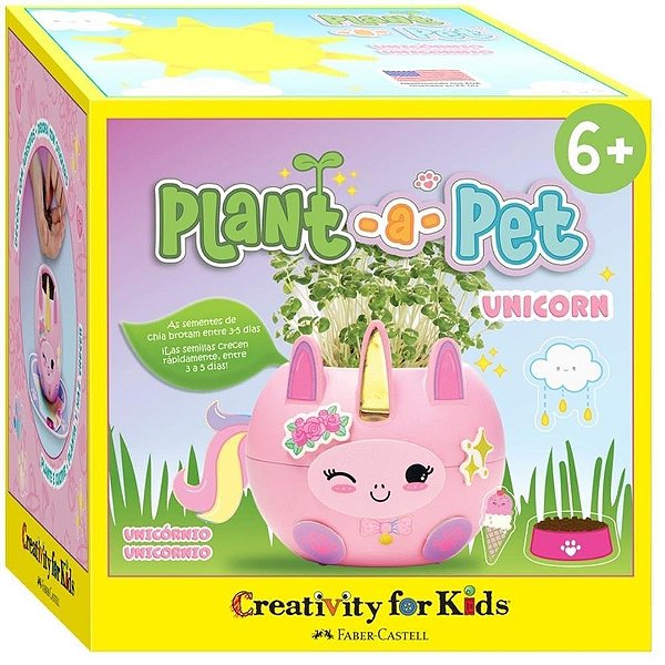 Brinquedo Criativo CFK PLANT-A PET Unicórnio