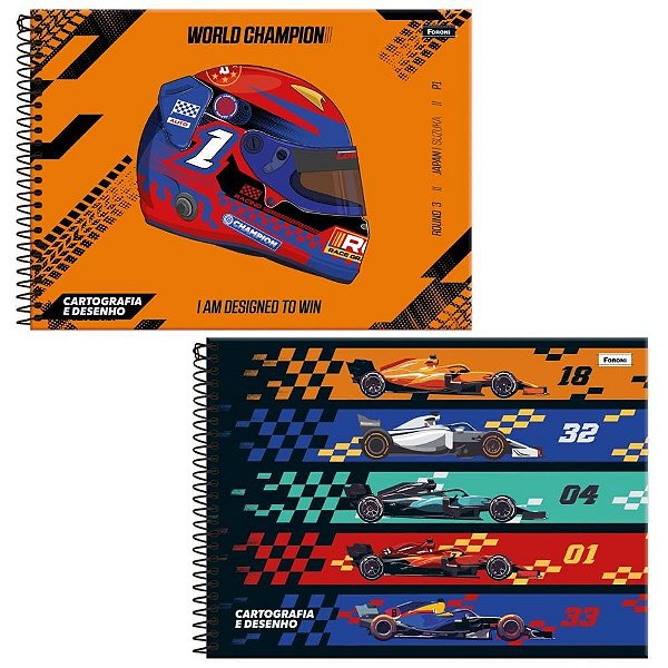 Caderno Desenho Universitário Capa Dura Veloce 80 Folhas Pacote com 05