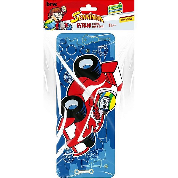 Estojo Duplo Senninha com Aplique