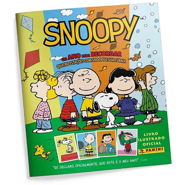álbum de Figurinhas Snoopy Brochura