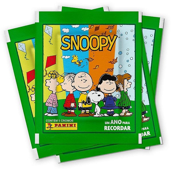 Figurinhas Snoopy ENV.COM 05 Pacote com 20