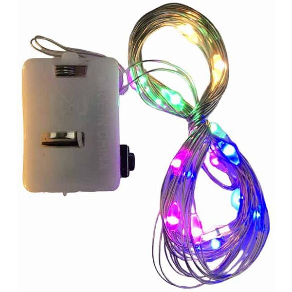 Artigo para Decoração Fio de LED Color 20 LED 1,80M