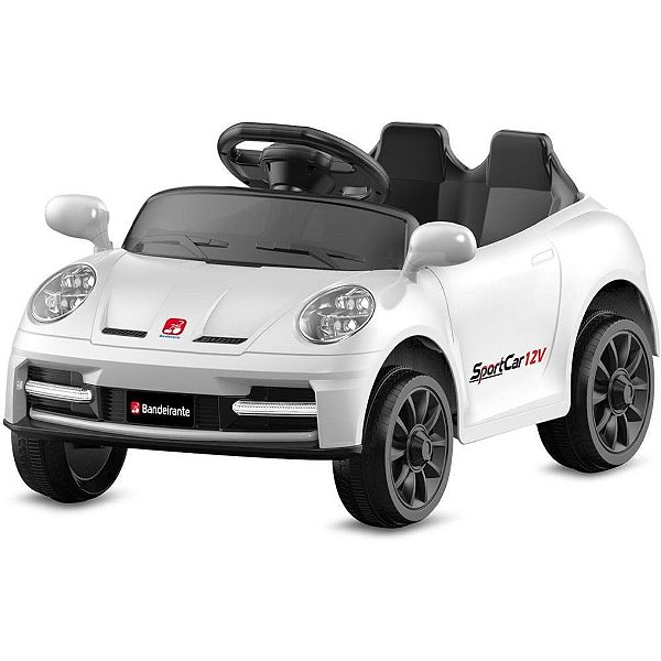 Veículo Elétrico SPORT CAR R/C 12V Branco