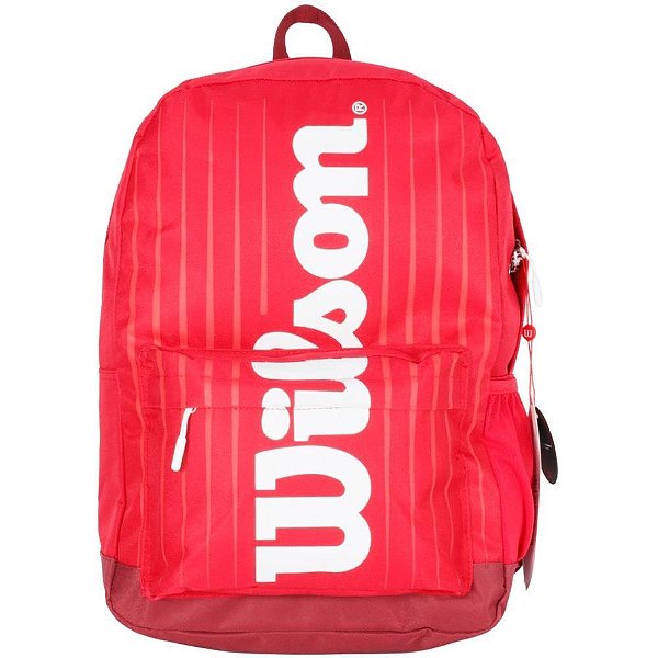 Mochila para Notebook Wilson Bolsos Laterais Vermelh