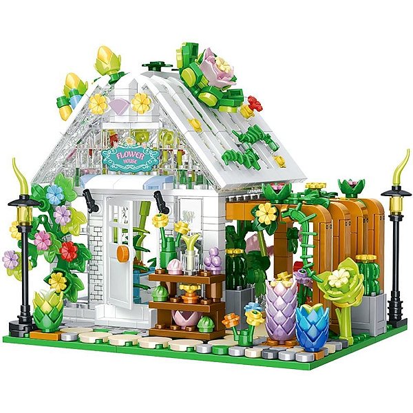 Brinquedo para Montar Mini Cidade Florista 769PCS