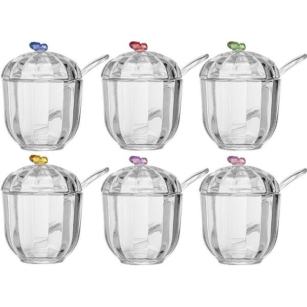 Utensílio Doméstico Acucareiro Butterfly 200ML Sortidos