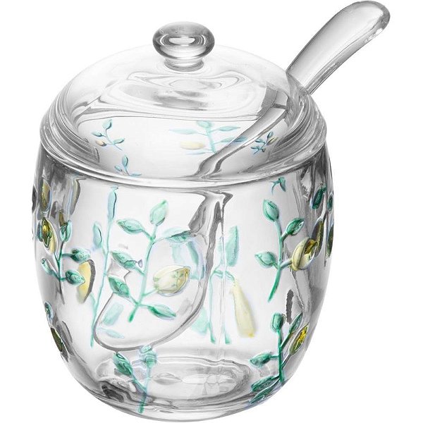 Utensílio Doméstico Acucareiro Siciliano com Colher