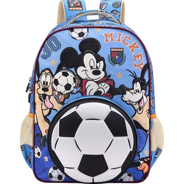 Mochila Infantil Mickey Y Azul MD
