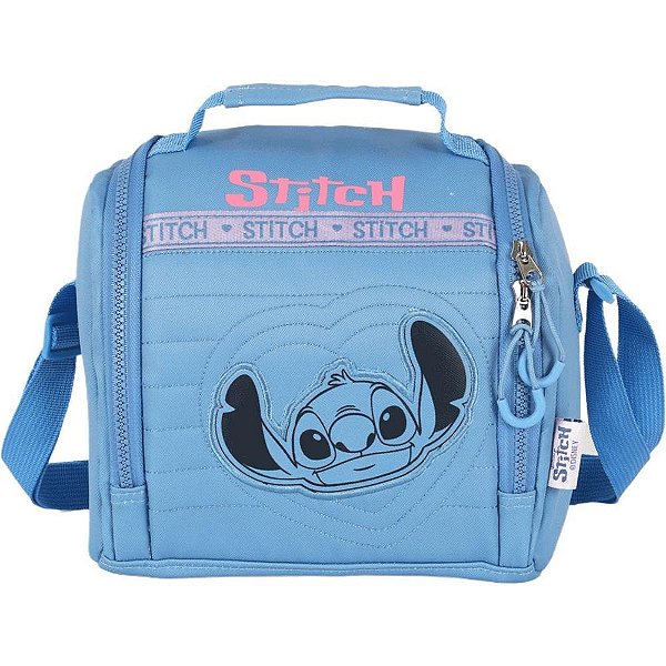 Lancheira Térmica STITCH MAO/OMBRO Azul (6926845749260)