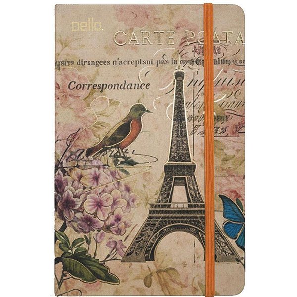 Caderneta Paris Giftnote 96 Folhas 14X21CM