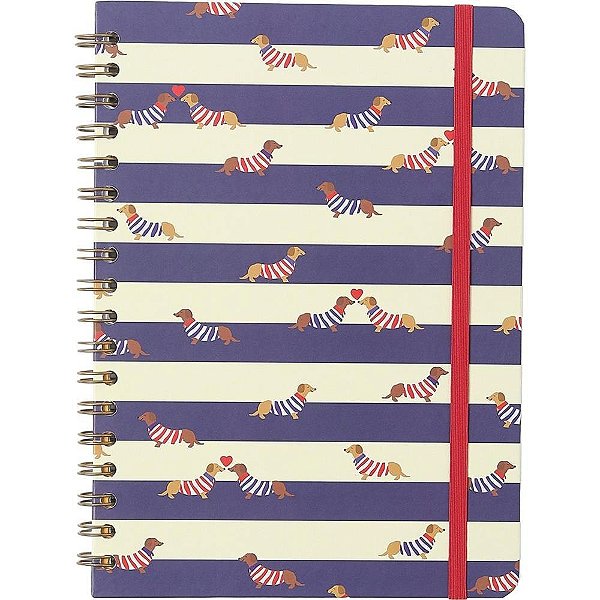 Caderno 01X1 Cp.dura Colegial Praia Cachorros 80F