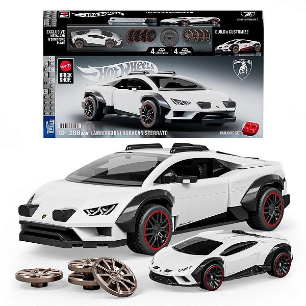 Hot Wheels BRICK SHOP Speed Lamborguini 1:32 268PCS