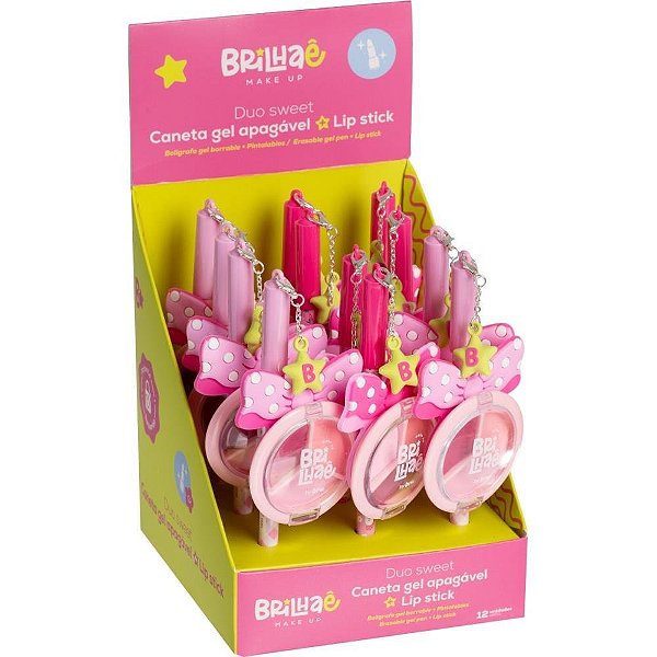 Caneta GEL Brilhae APAG.0.7MM+LIP STICK Display com 12 (7908704517677)