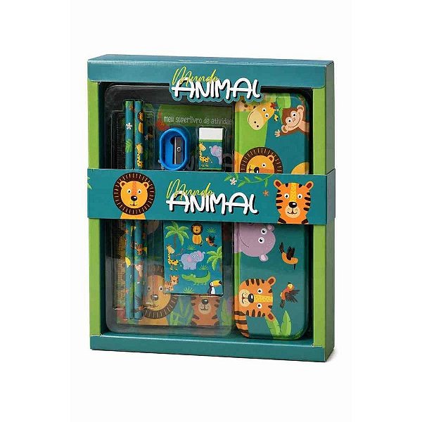 Livro de Atividades Meu Superlivro Animal 13PCS
