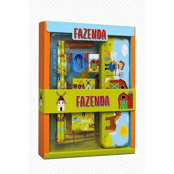 Livro de Atividades Meu Superlivro Fazenda 13PCS