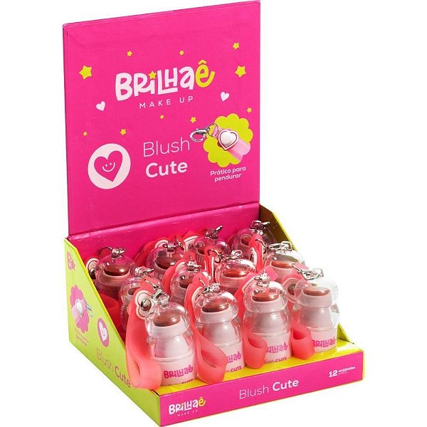 Maquiagem e Beleza Brilhae BLUSH com Acessório 5G Display com 12