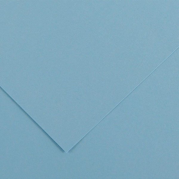 Papel Cartolina Vivaldi Azul Claro 50X65 185G Pacote com 25