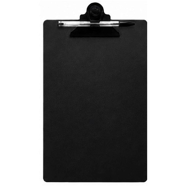 Prancheta Plástica Pranclip A4 Prend.plast.black