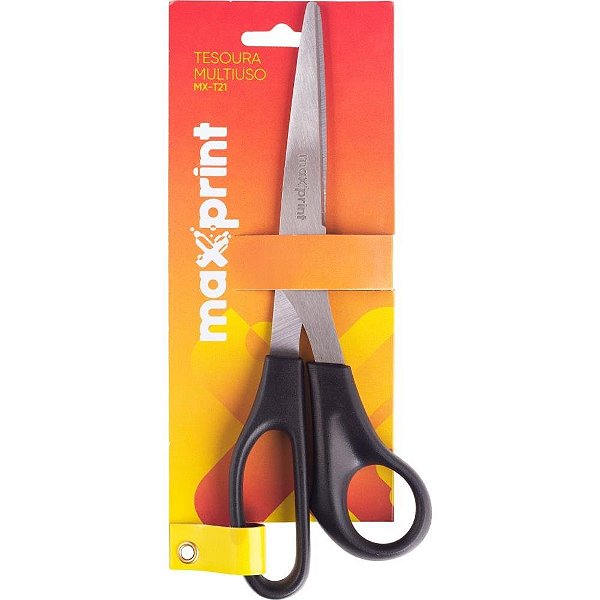 Tesoura Multiuso Preta MX-T21 21CM