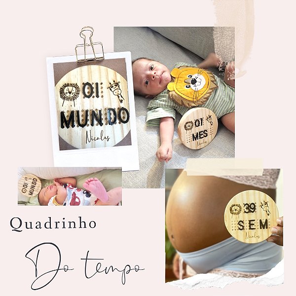 QUADRINHO DO TEMPO + TEMA + GRAVAÇÃO DO NOME