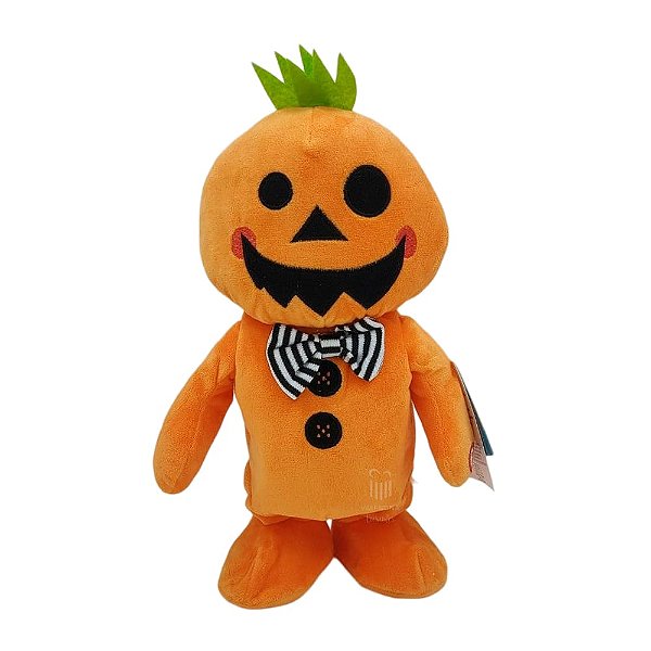 Boneco Abóbora de Pelúcia Anda Dança Musical S2 Toys