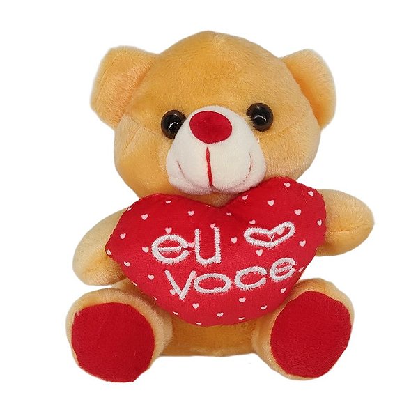 Urso de Pelúcia 15cm Fizzy Toys FC2750 Caramelo