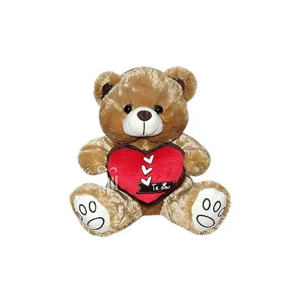 Urso de Pelucia 28cm Fizzy Toys FE7112 Chocolate