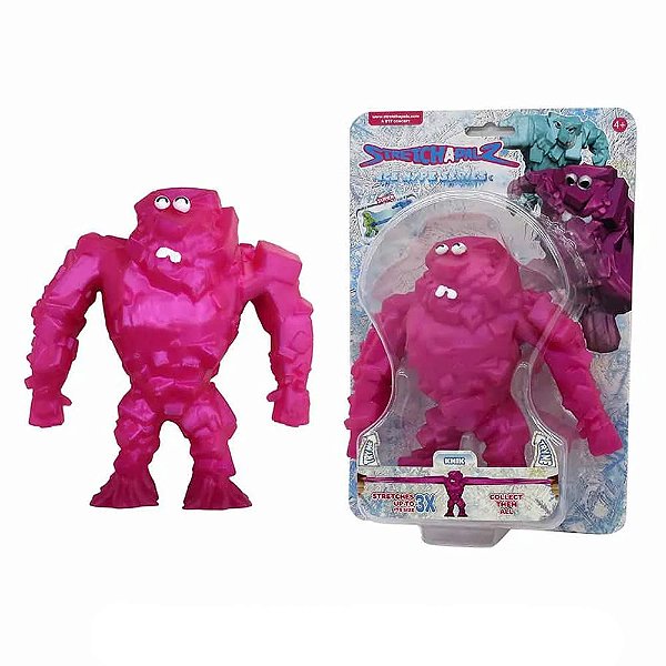 Boneco Elástico Stretchapalz Ice Hype Knik com 14cm, Estica até 3x e Volta ao Normal