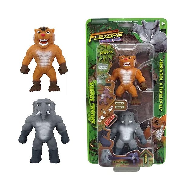 Bonecos Que Estica Stretchapalz Animal Series The Origin 3514 Goliath/Trumpy