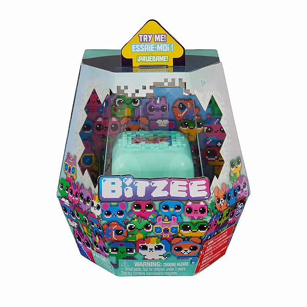 Bicho Virtual Pet Digital Interativo Bitzee 3800 Verde