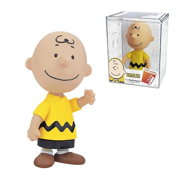 Boneco Colecionável Charlie Brown Peanuts Fandom Box Classic 14cm