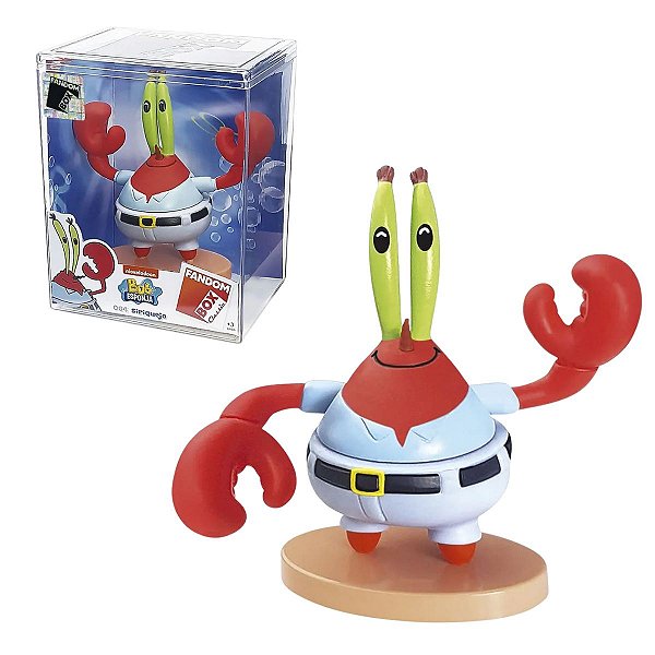 Boneco Siriguejo Bob Esponja Fandom Box Classic Figura Colecionável