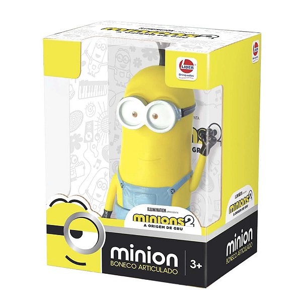 Boneco Articulável Lider Minion Kevin Meu Malvado Favorito 2788