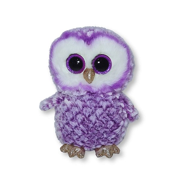 Bicho de Pelúcia Toyng Ty Beanie Boo's Médio 44109 Coruja Moonlight