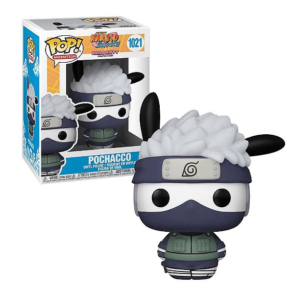 Funko Pop! Pochacco Kakashi #1021 Naruto x Hello Kitty Original para Fãs e Colecionadores