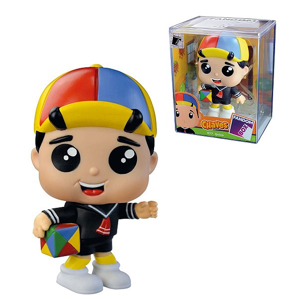 Boneco Colecionável Quico 3493 – Fandom Box Turma do Chaves com Detalhes Clássicos para Fãs da Vila!