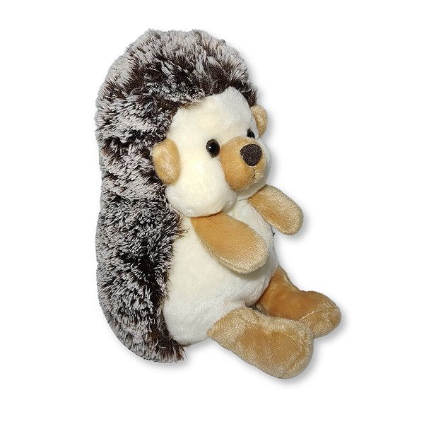 Porco-Espinho de Pelúcia Creme Marlin Fofo, Macio e Antialérgico para Crianças, Presente e Decoração Delicada