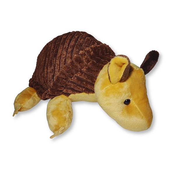 Tatu de Pelúcia Fizzy Toys Fofo, Macio e Antialérgico para Crianças, Colecionar, Presentear ou Decorar com Estilo
